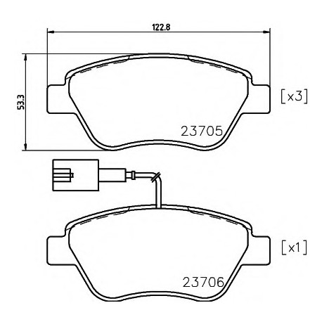 Σετ Τακάκια PAGID T5162