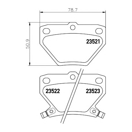 Σετ Τακάκια PAGID T3117