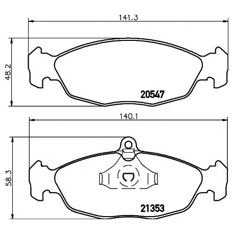 Σετ Τακάκια PAGID T1045