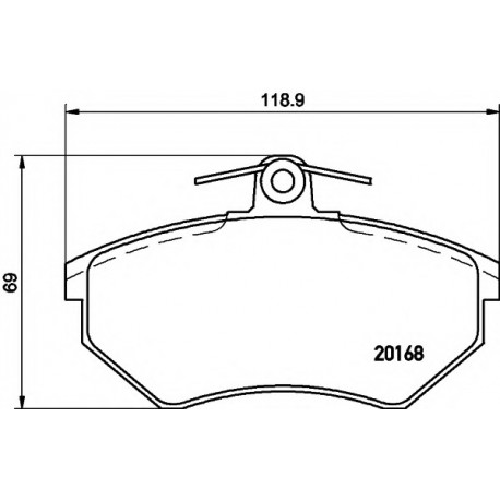 Σετ Τακάκια PAGID T5050