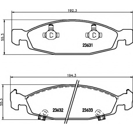 Σετ Τακάκια PAGID T1296