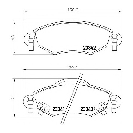 Σετ Τακάκια PAGID T1393