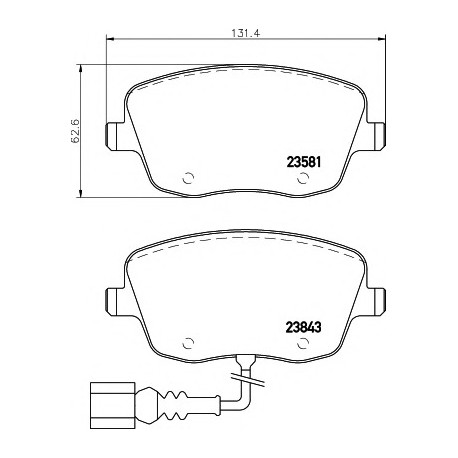 Σετ Τακάκια PAGID T5161