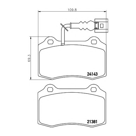 Σετ Τακάκια PAGID T1490