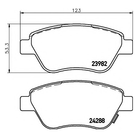 Σετ Τακάκια PAGID T1647