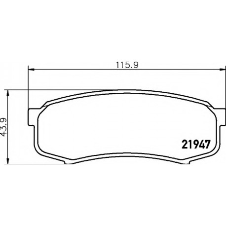 Σετ Τακάκια PAGID T3064