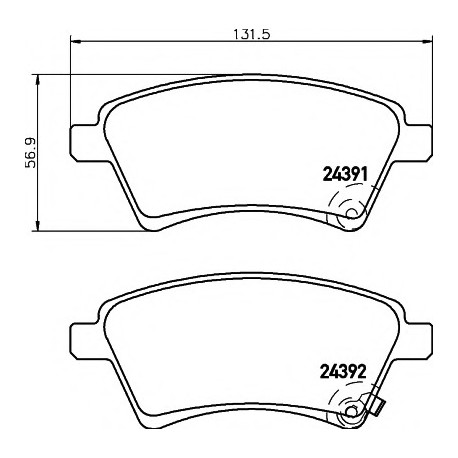 Σετ Τακάκια PAGID T1616