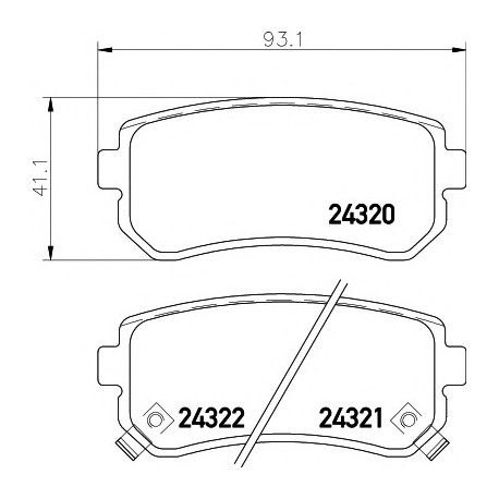 Σετ Τακάκια PAGID T1592