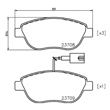 Σετ Τακάκια PAGID T5163