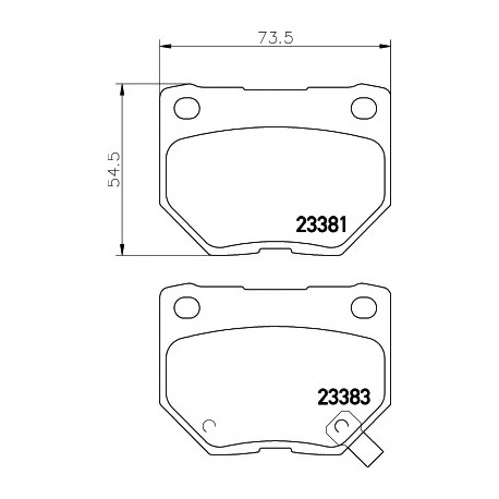 Σετ Τακάκια PAGID T1476