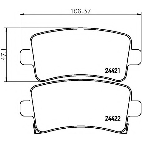 Σετ Τακάκια PAGID T1663