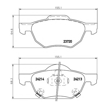 Σετ Τακάκια PAGID T1397