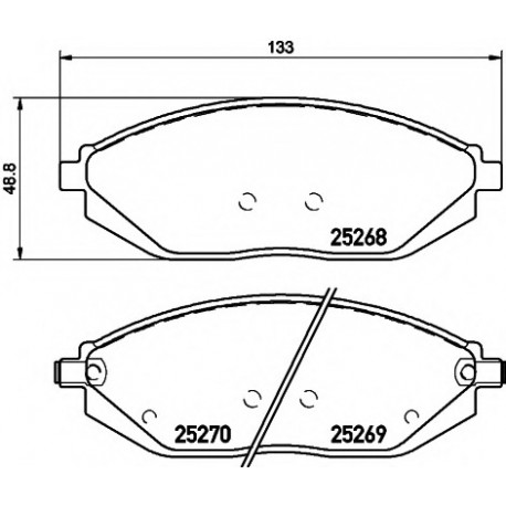 Σετ Τακάκια PAGID T2051
