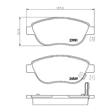 Σετ Τακάκια PAGID T1704