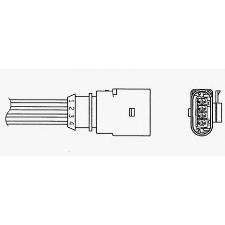 Αισθητήρας λάμδα NGK 1345